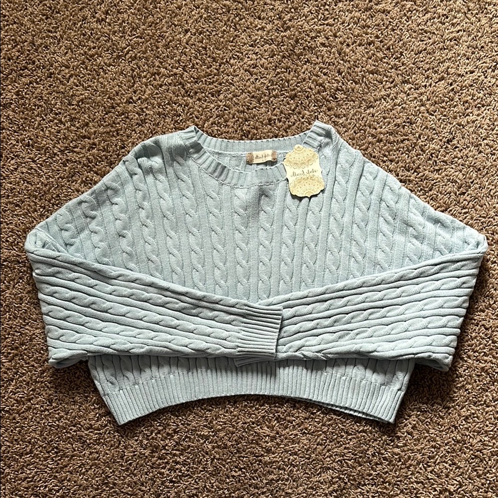 Altar’s State Cable Knit Cropped Sweater